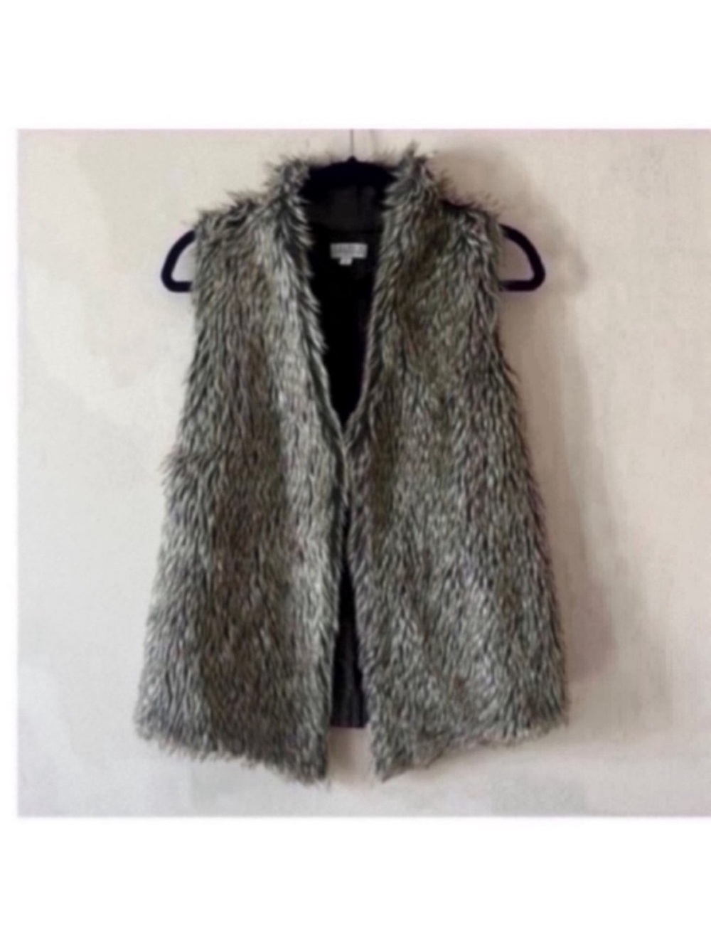 Joseph A Brown Faux Fur Vest